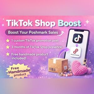 Posh-to-Tok Boost – Tik Tok Promo for Poshmark Sellers (3 Slots + Free Gift)